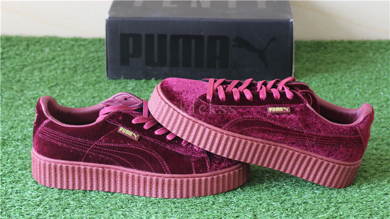 red fenty creepers