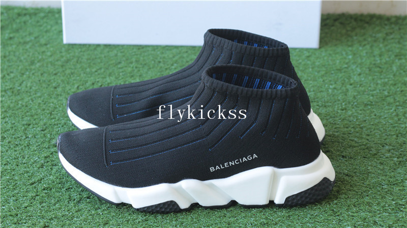 balenciaga speed ribbed low trainer sneaker