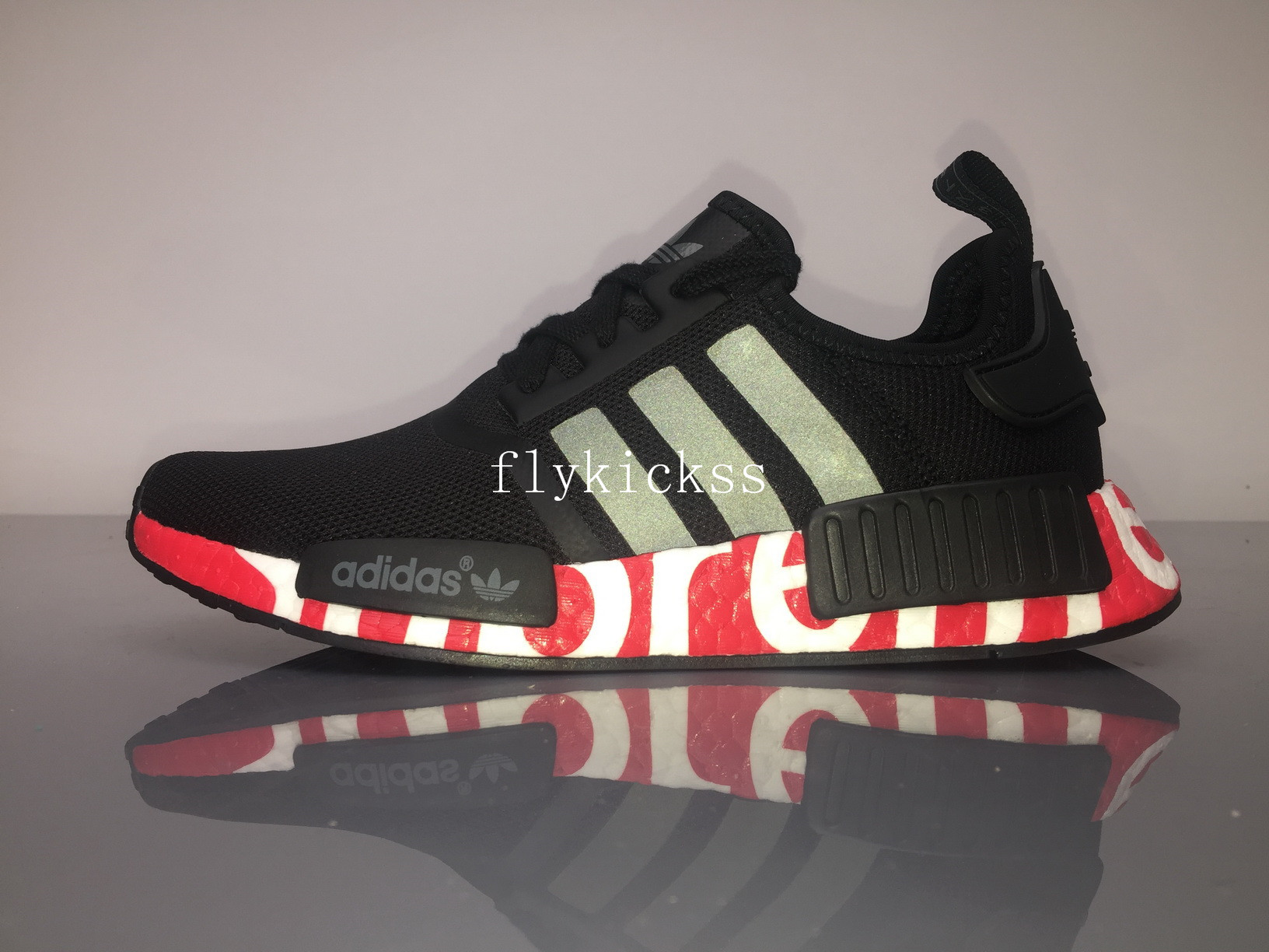 Mens Adidas Nmd R1 Trainers Black Burgundy Olive Exclusive