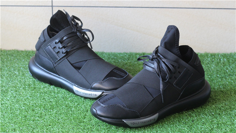 Adidas Y-3 Y3 Qasa High All Black : www.flykickss.net, Sneakers Shop