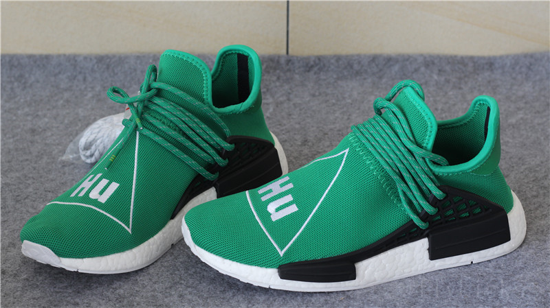 human race shoes green