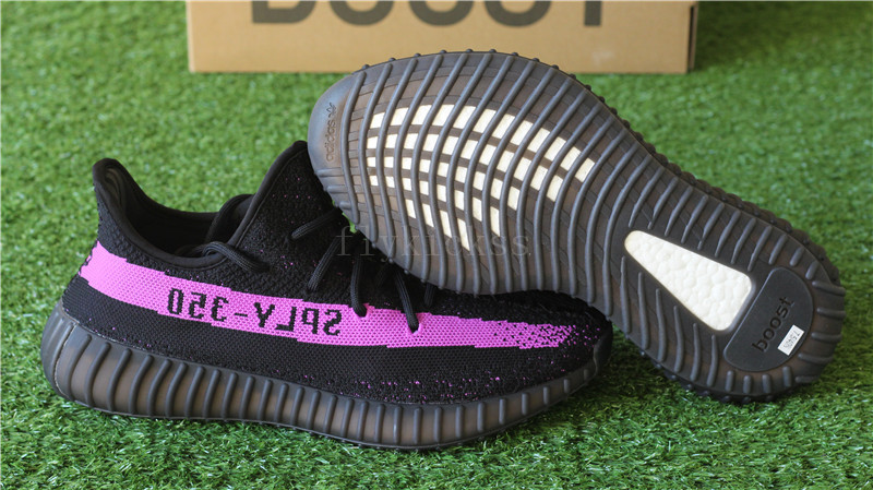 yeezy 350 black and purple