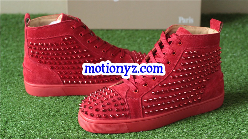 red high top louboutin