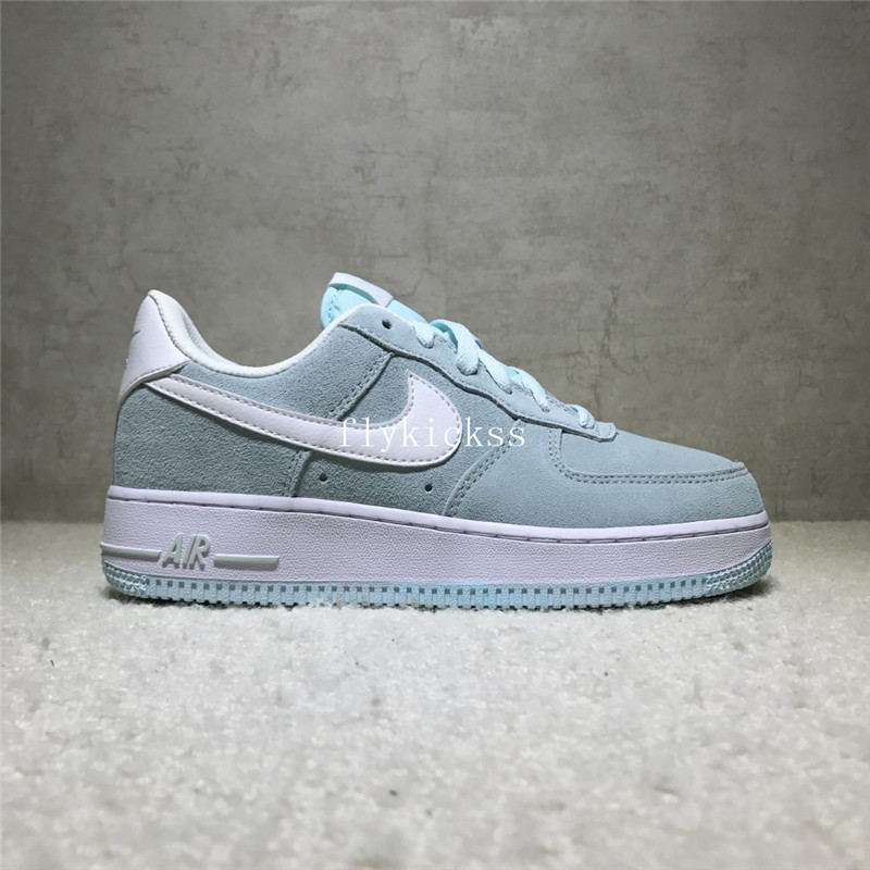 baby blue suede nike air force 1