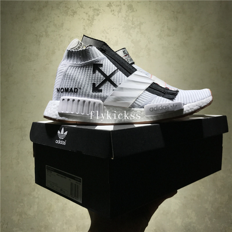 adidas nmd city sock off white