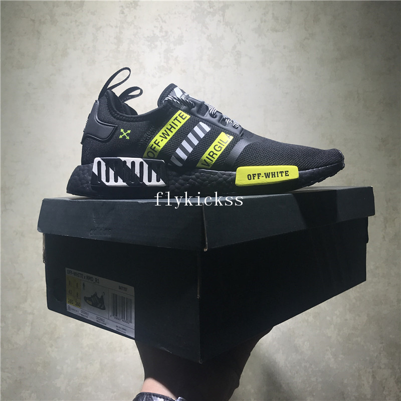 adidas nmd r1 off white black